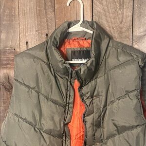 Men's Dark Green Puffer Vest